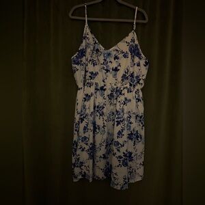 Blue Floral Dress